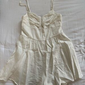 Princess Polly Cream Jumpsuit